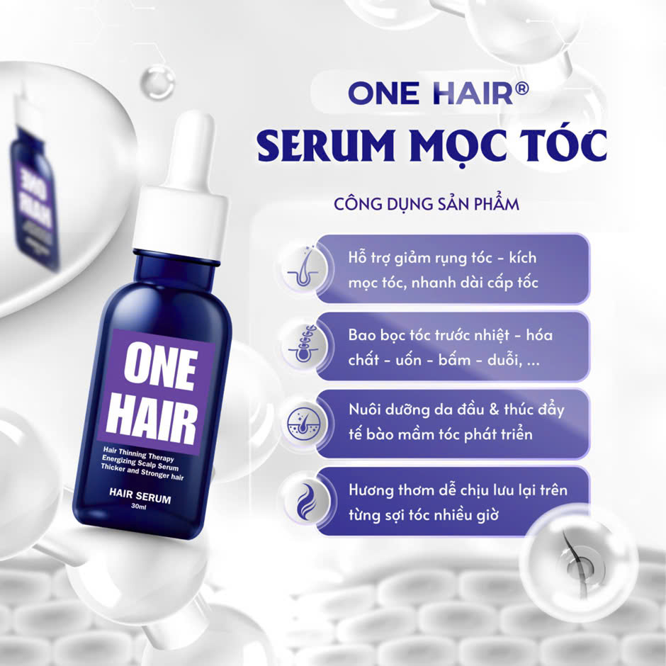 Top Serum Mọc Tóc Nhanh: Serum Mọc Tóc One Hair – Sự Lựa Chọn Hàng Đầu Cho Tóc Khỏe Mạnh