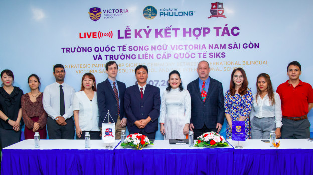 Trường Quốc Tế Song Ngữ Victoria Nam Sài Gòn hợp tác cùng Trường Liên Cấp Quốc Tế SIKS (Hàn Quốc) triển khai chương trình giáo dục quốc tế toàn phần